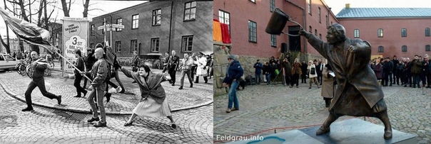 Фото Дануты Даниэльссон (19471988 , гражданки Швеции, уроженки Польши. Её мать за еврейское происхождение прошла через нацистский концентрационный лагерь. Сам же снимок был сделан 13 апреля 1985