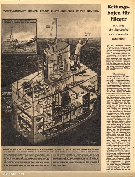 В октябре 1940г по предложению Э. Удета были разработаны специальные спасательные буи, размещенные в проливе Ла Манш на пути возвращения немецких самолётов. В случае аварии, экипаж самолета мог