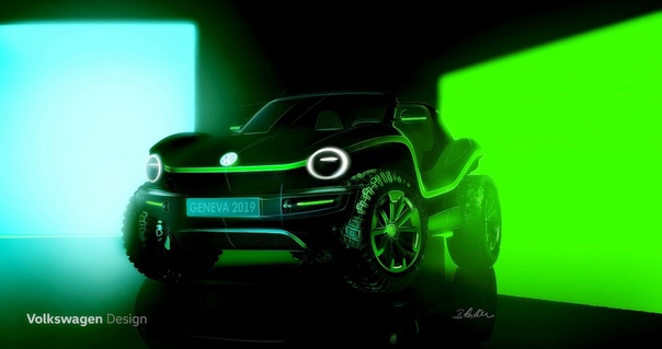 Volswagen раскрыл внешность электрического багги Шоу-кар покажут публике на Женевском международном автосалонеКомпания Volswagen показала первые изображения электрического концепт-кара, внешне