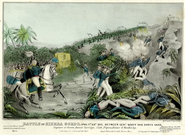 ДЕРЕВЯННЫЕ НОГИ САНТЫ-АННЫ 18 апреля 1847 года, состоялась битва при Серро-Гордо - одно из ключевых сражений американо-мексиканской войны 1846-48 годов. В начале апреля американская армия под