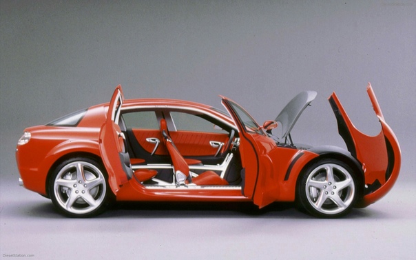 Вехи истории : 1999 Mazda RX-Evolv Концепт спортивного заднеприводного седана Mazda RX-Evolv, возможно, придет на смену купе RX-7 - единственной в мире серийной машине с роторным двигателем