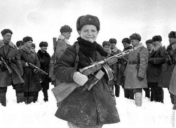 15-летний разведчик Вова Егоров, 1942 год